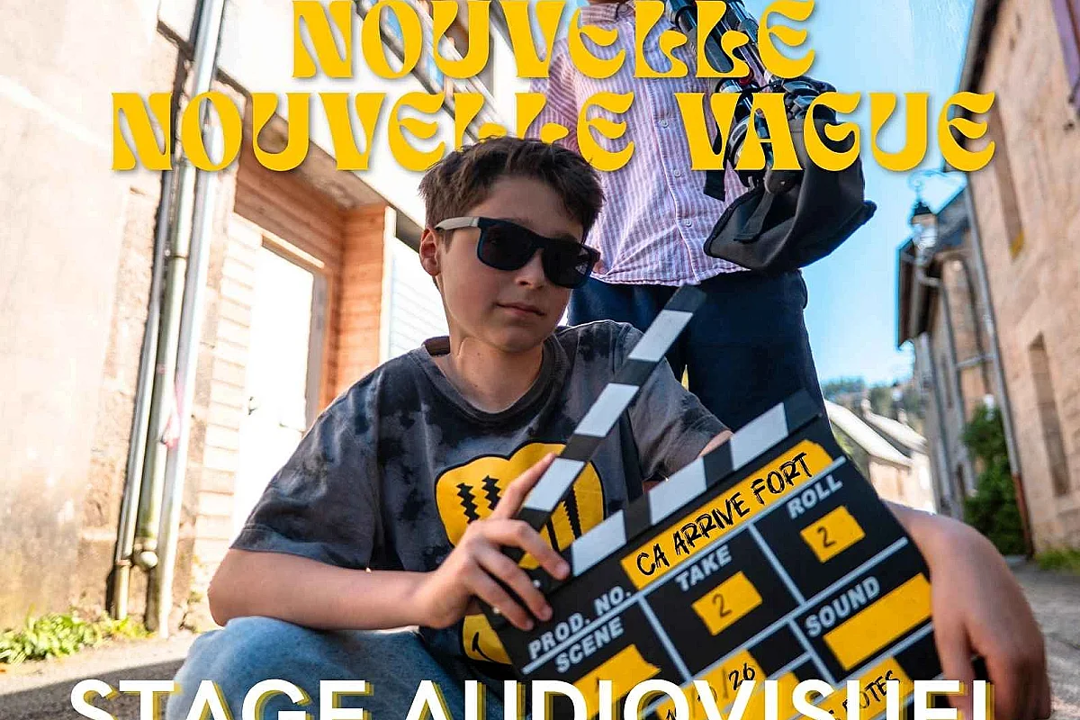 Stage audio-visuel pour les  11-15 ans : réaliser un court métrage