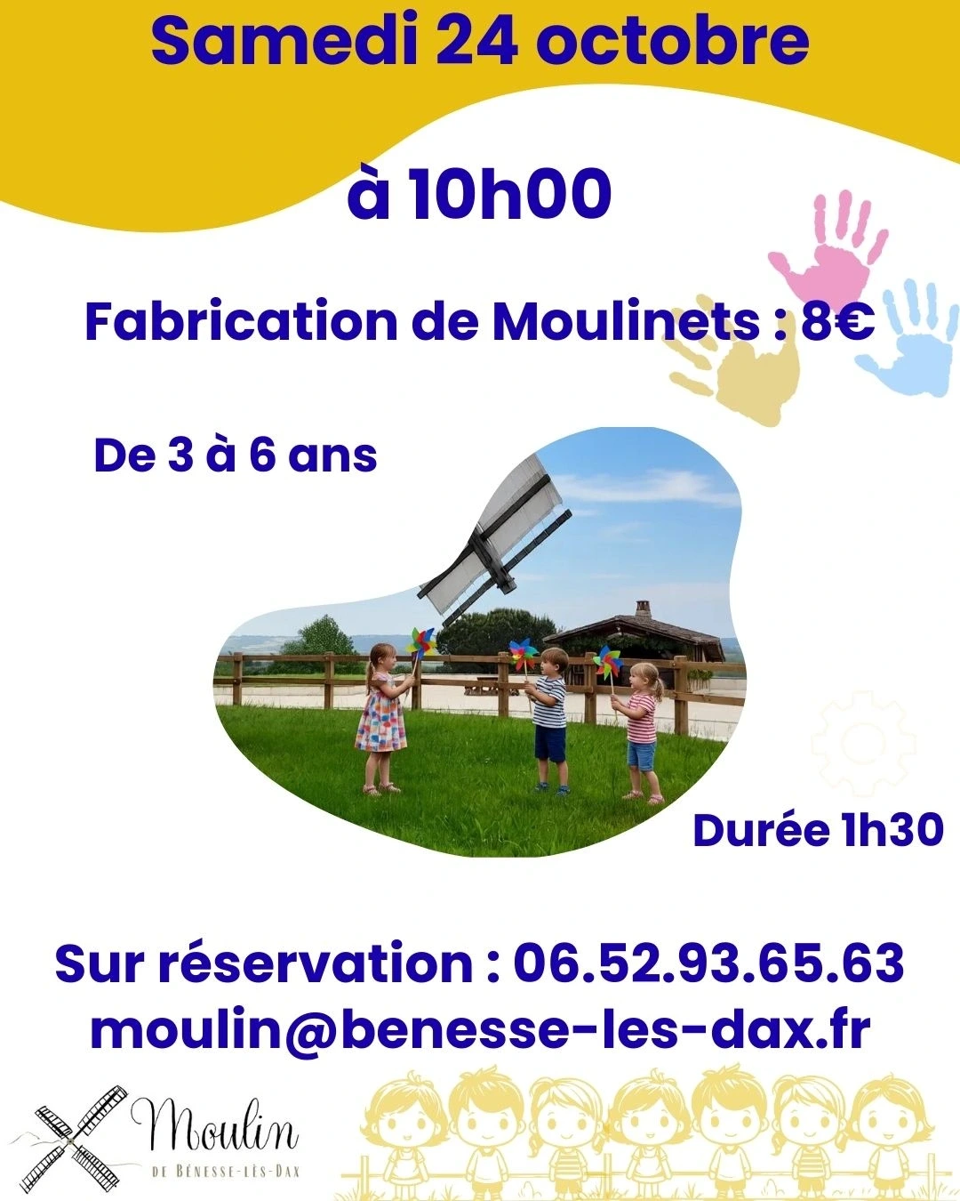 Atelier Enfant - moulinets