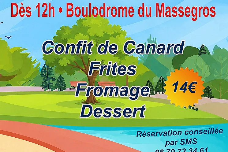 REPAS DU CONCOURS DE PÉTANQUE