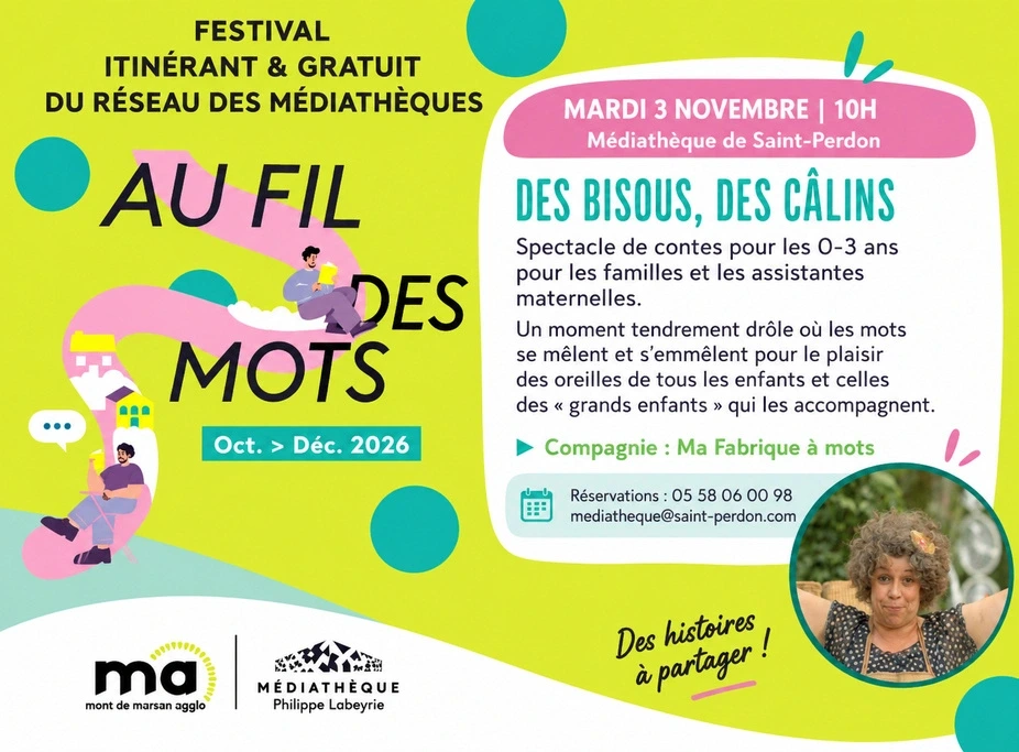 Au fil des Mots - des bisous, des câlins