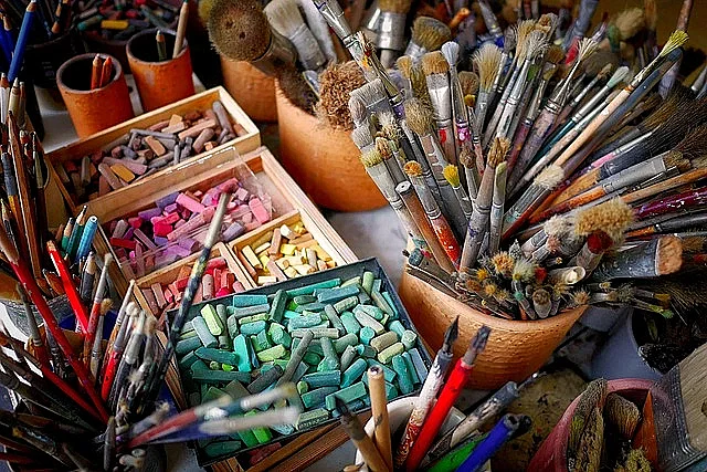 Ateliers loisirs créatifs à la ludothèque du Centre Socioculturel du Pays Foyen