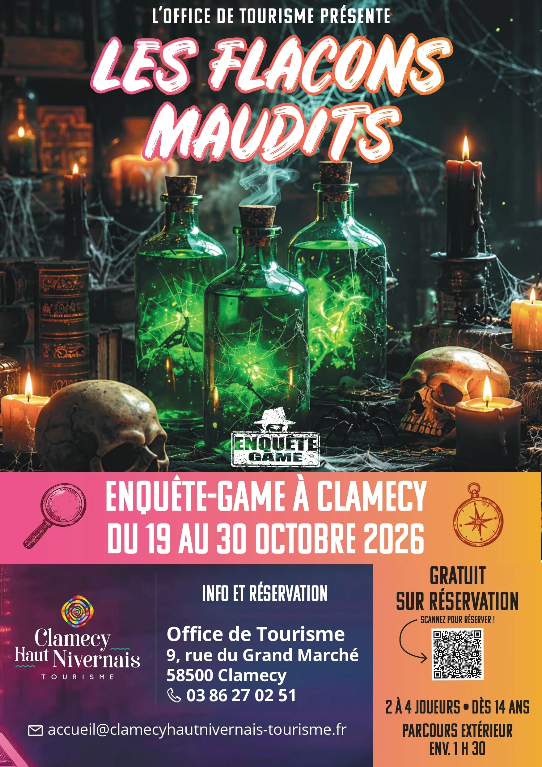 Enquête-game "Les flacons maudits"