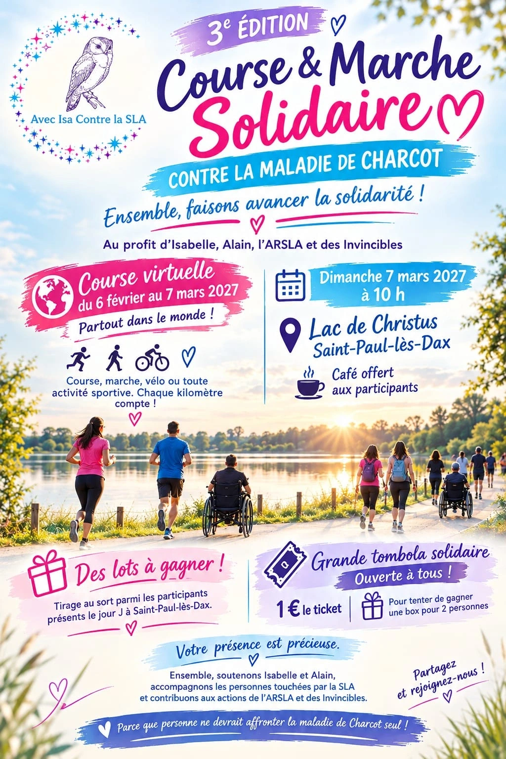 Course et marche solidaires