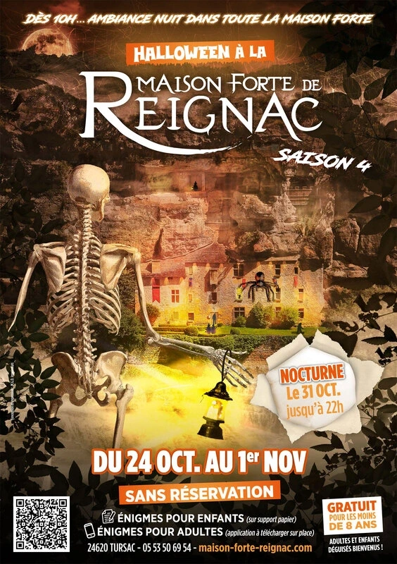 Les vacances d'automne et Halloween à la Maison Forte de Reignac
