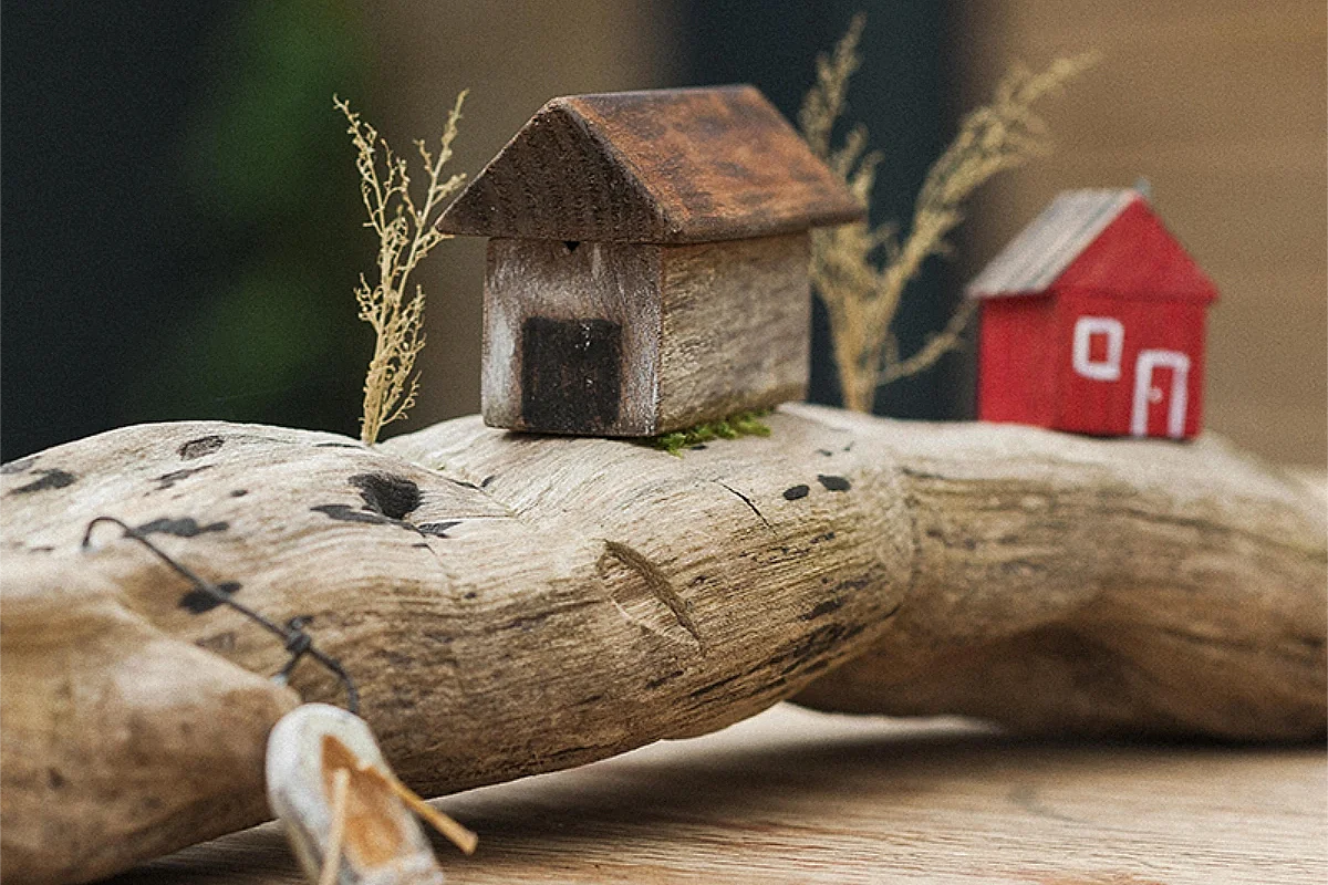 Atelier maquette diorama avec Déco palette