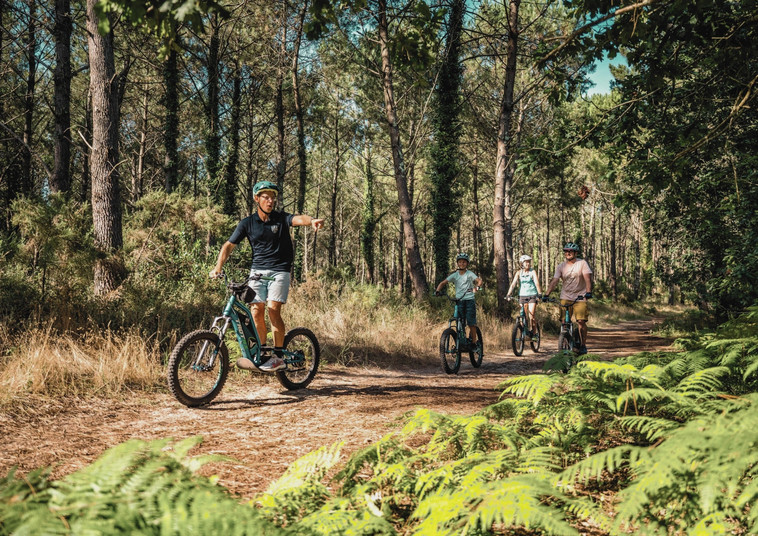 Découverte de la forêt en trottinette électrique
