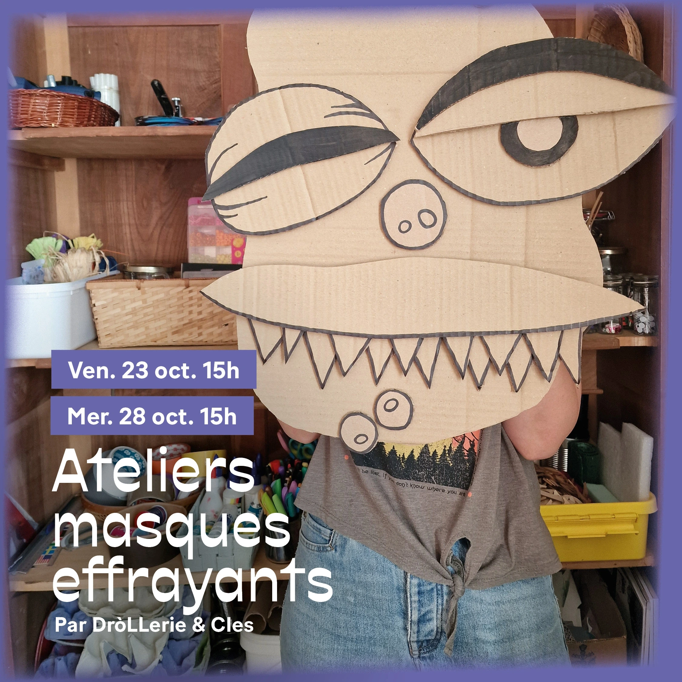 Saison culturelle - Atelier création de masques