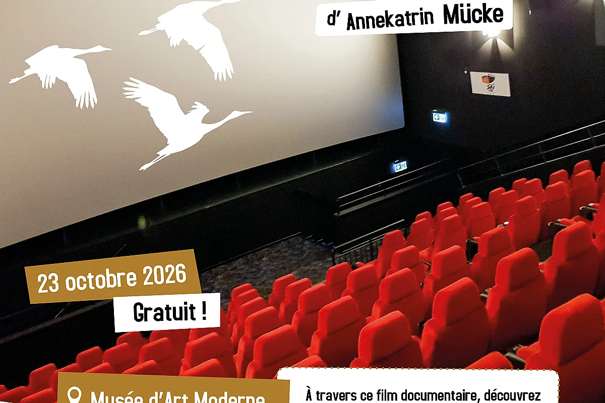 Projection – Échanges « La Grue cendrée : Sur les ailes d’une géante » de Annekatrin Mücke