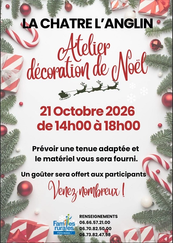 Atelier décoration de Noël