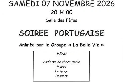 Soirée Portugaise