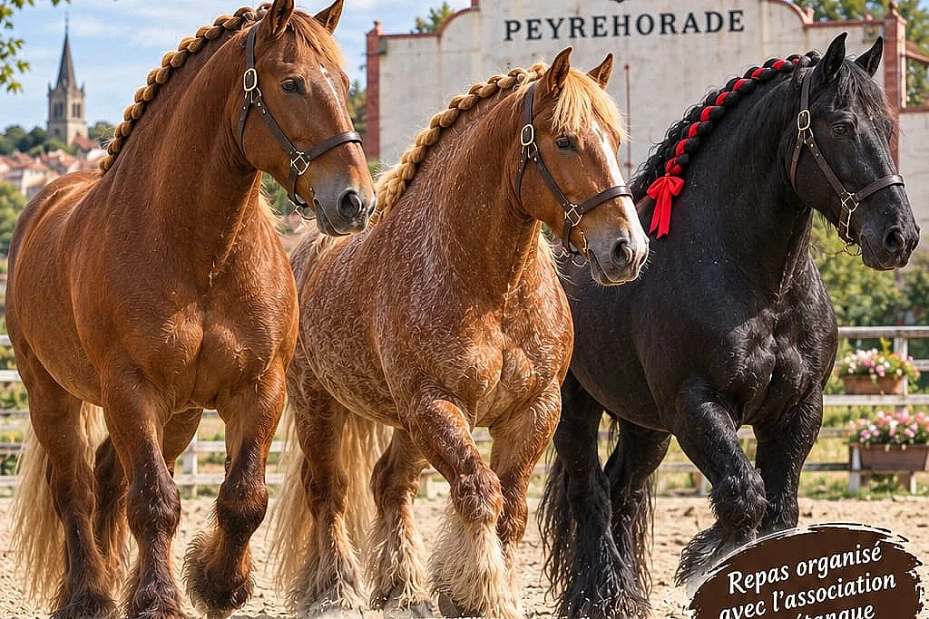 Concours régional modèles et allures chevaux de trait