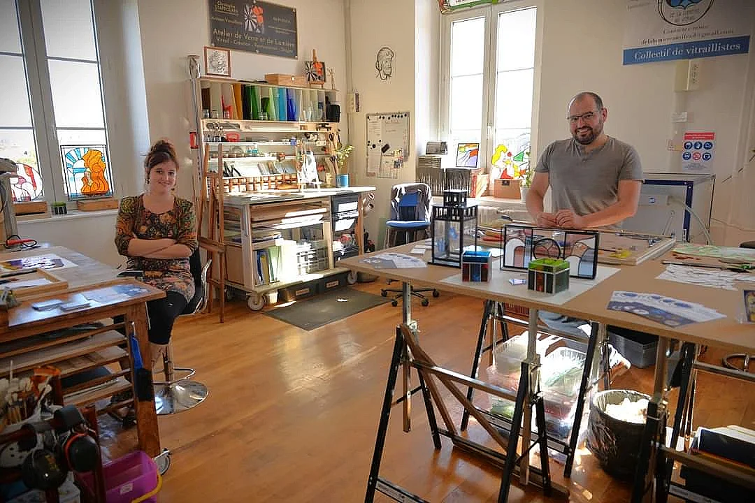 Ici, nos savoir-faire - Visite Atelier De la lumière au Vitrail