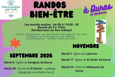 Rando marche sportive autour de Duras