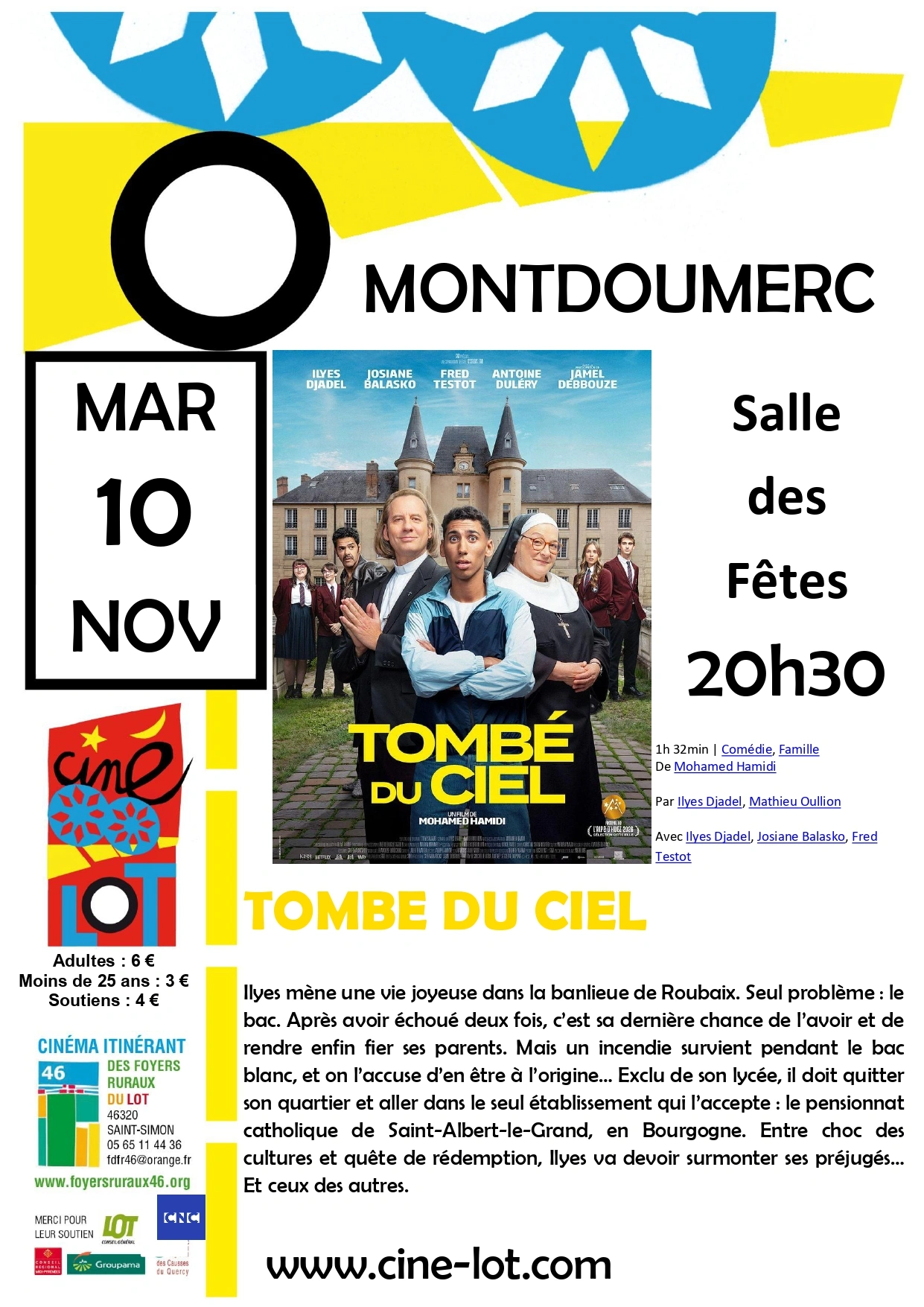 Ciné-Lot : "Tombé du ciel"