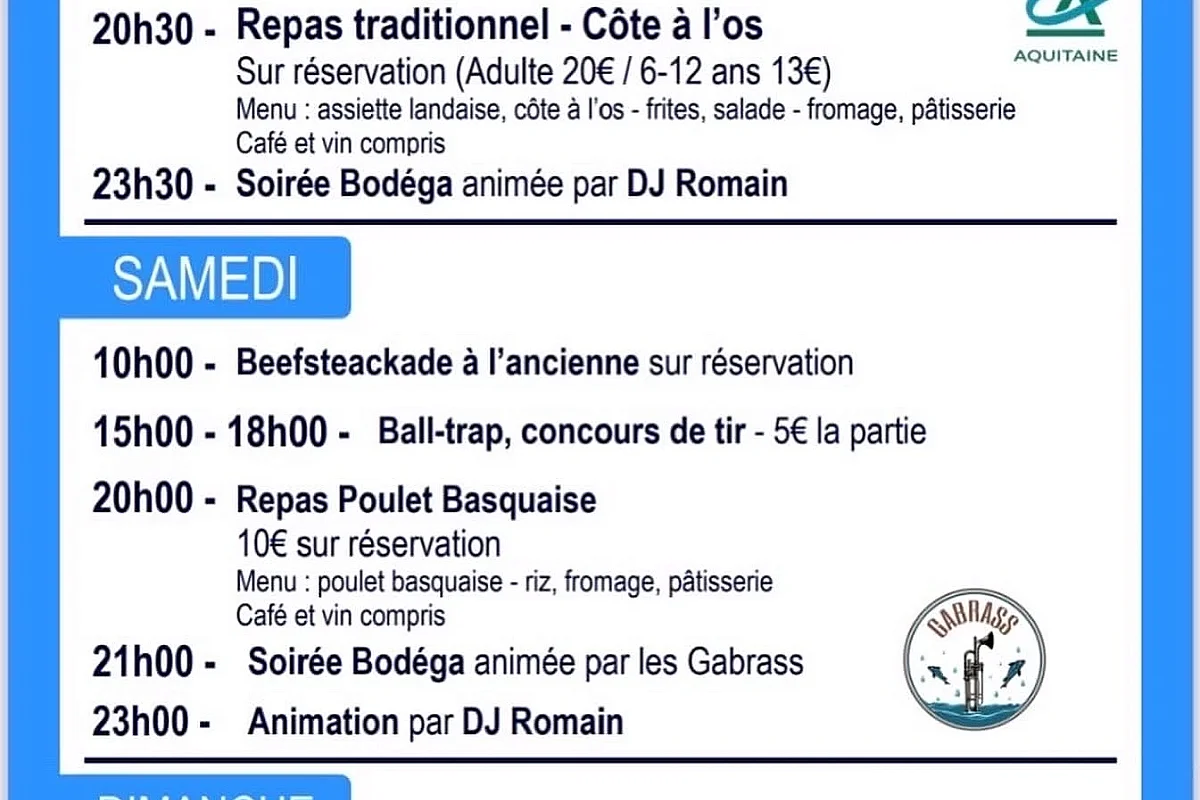 Fêtes locales de Puyol-Cazalet