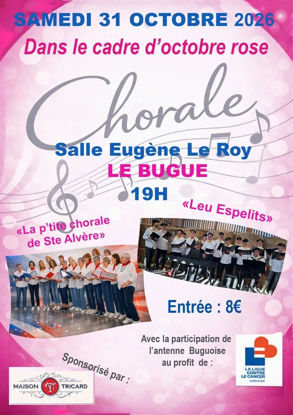 Octobre rose - Soirée chorale