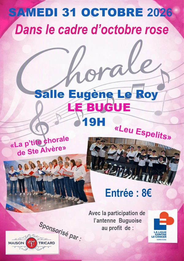 Octobre rose - Soirée chorale