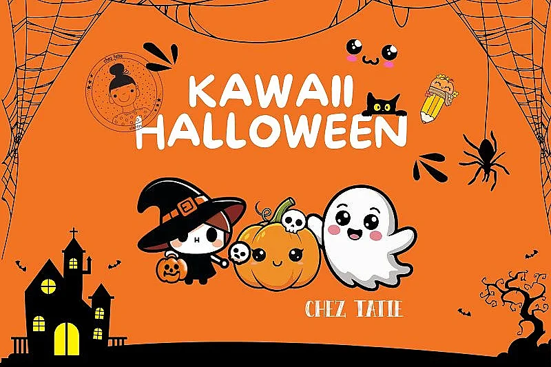 Chez Tatie : dessin kawaii halloween