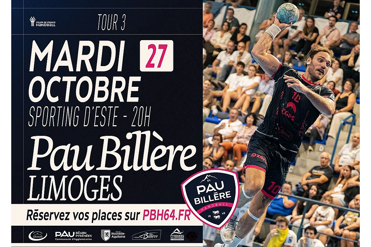 Coupe de France Handball - Pau Billère Handball 64 Vs Limoges