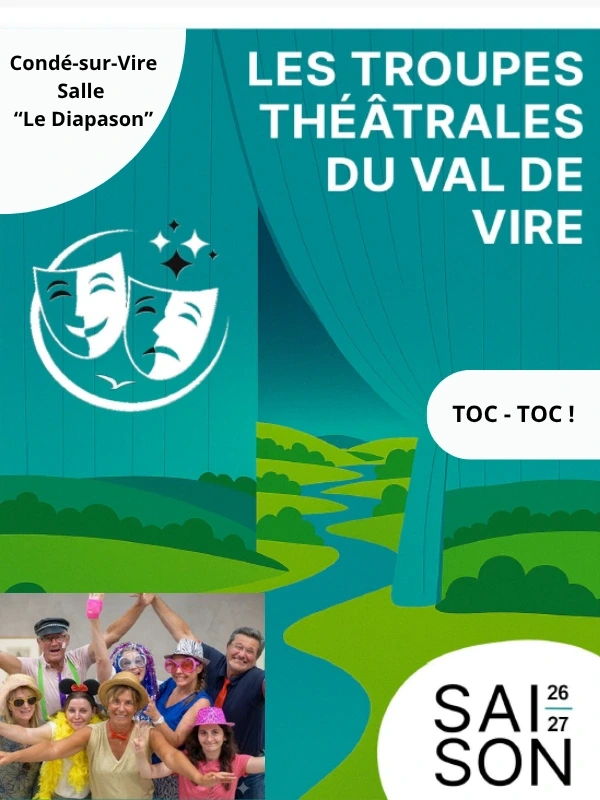 Troupes théâtrales du Val de Vire > "Toc Toc !!"