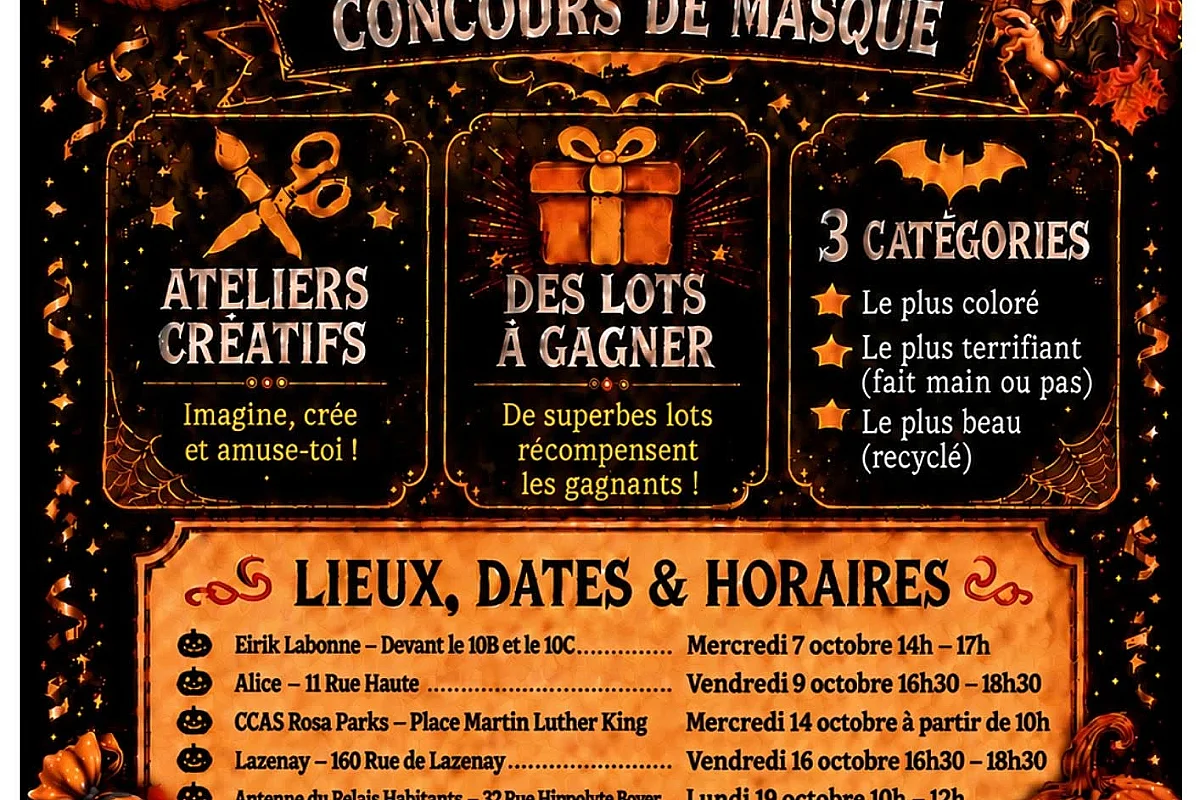 ATELIER - Halloween ton val!