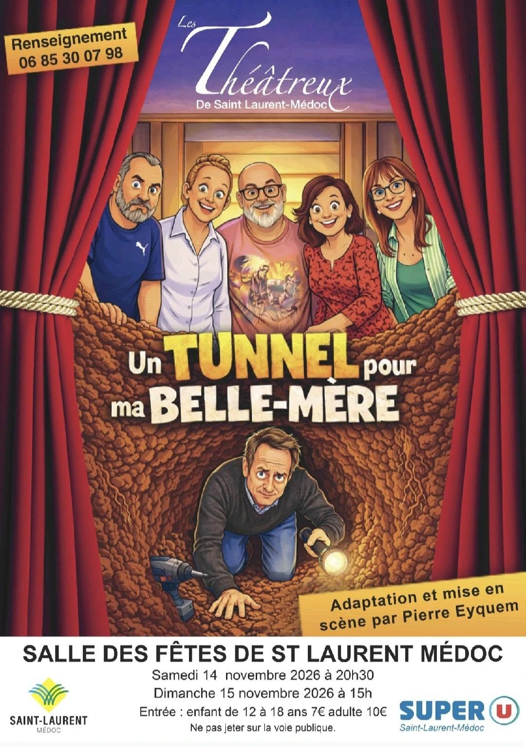 Théâtre " Un tunnel pour ma belle-mère"