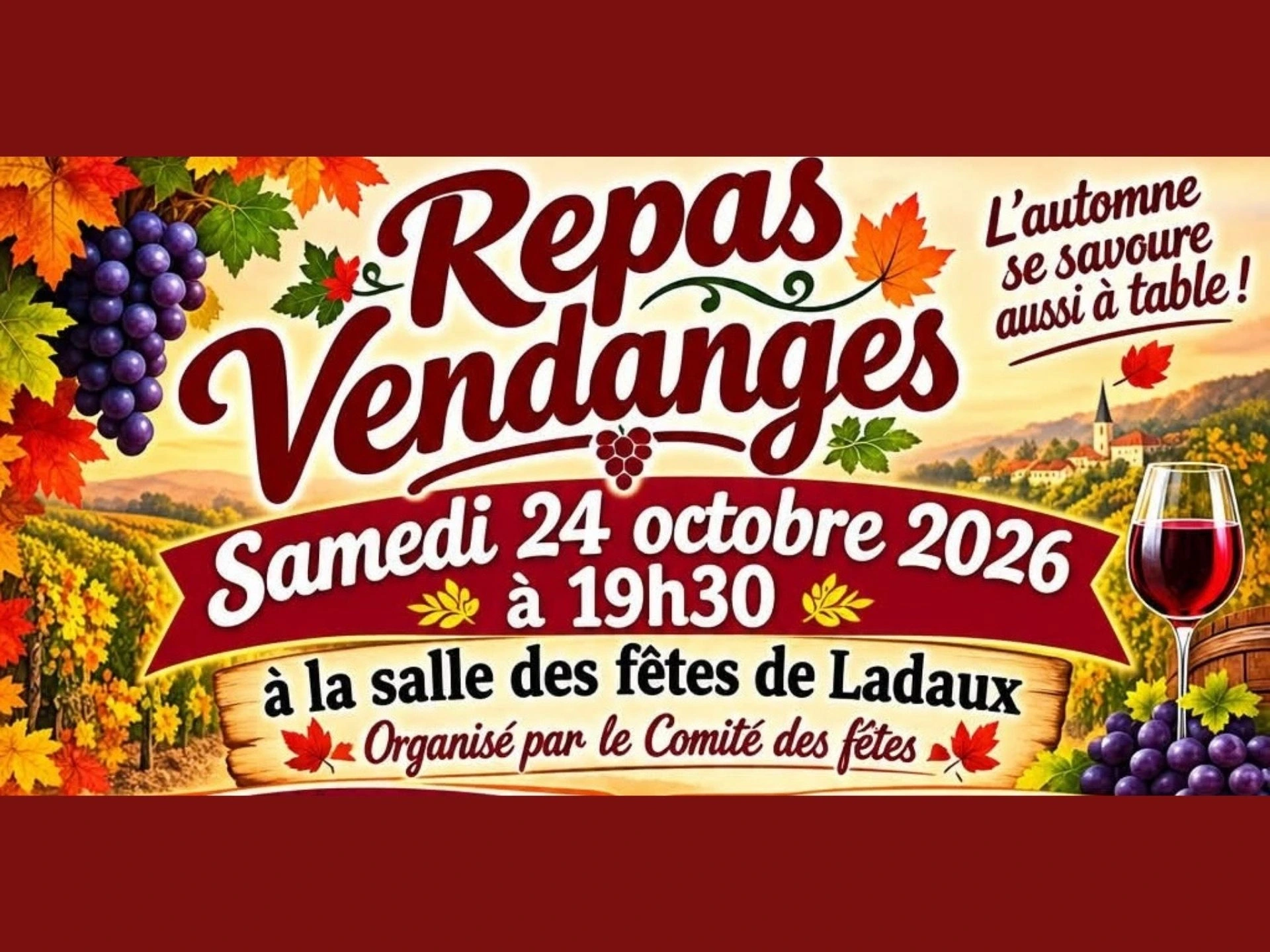 Repas des vendanges