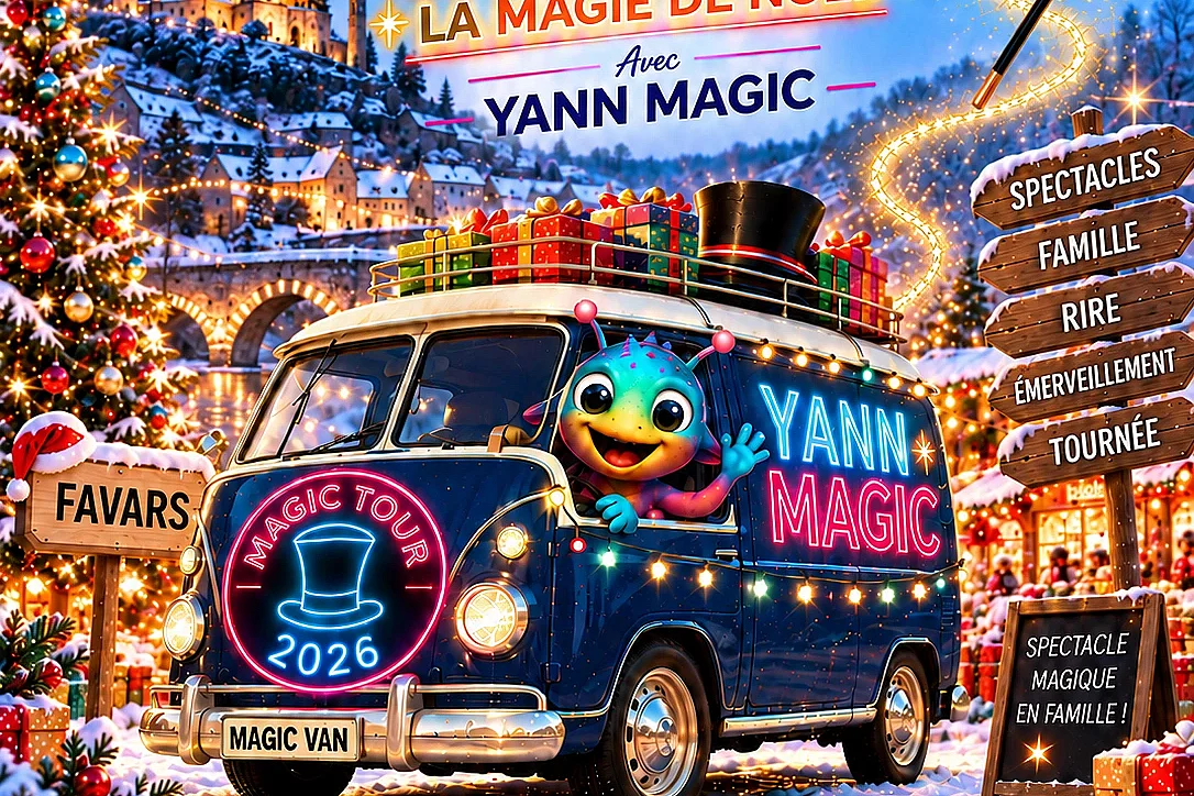 Magic Tour 2026 : La magie de Noël avec Yann Magic
