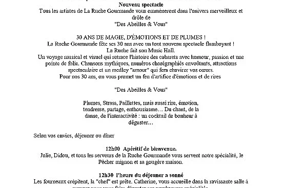 Sortie à La Ruche Gourmande