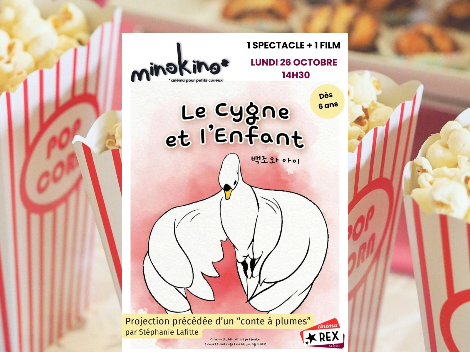 Séance Minokino : Le cygne et l'enfant