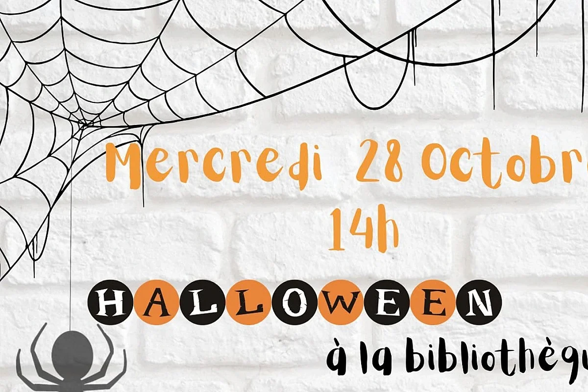 Bibliothèque : lectures et atelier créatif Halloween
