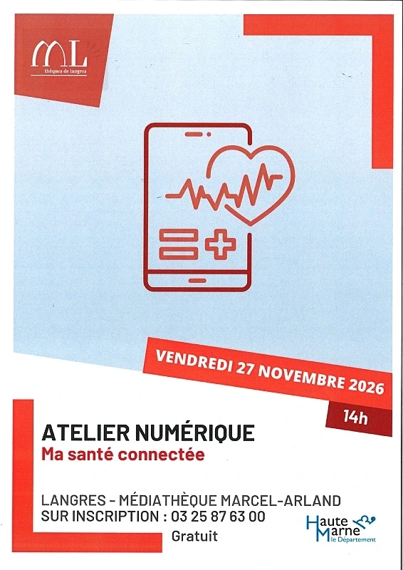 Atelier numérique - Et si votre smartphone devenait votre allié santé ?