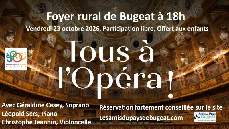 Festival SPOC d'Automne de Bugeat : Tous à l'Opéra