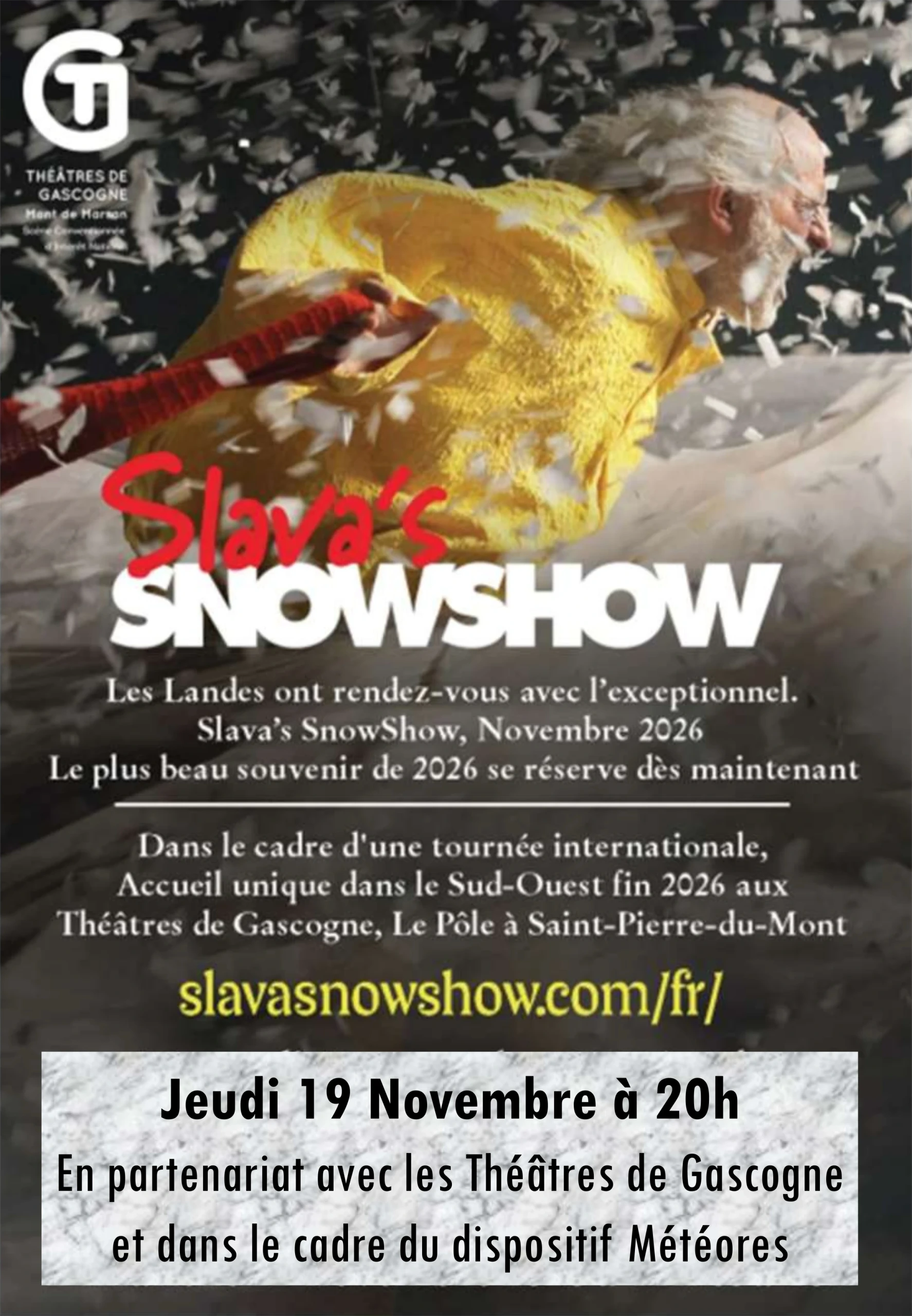 Théâtre : Slava's SNOSHOW
