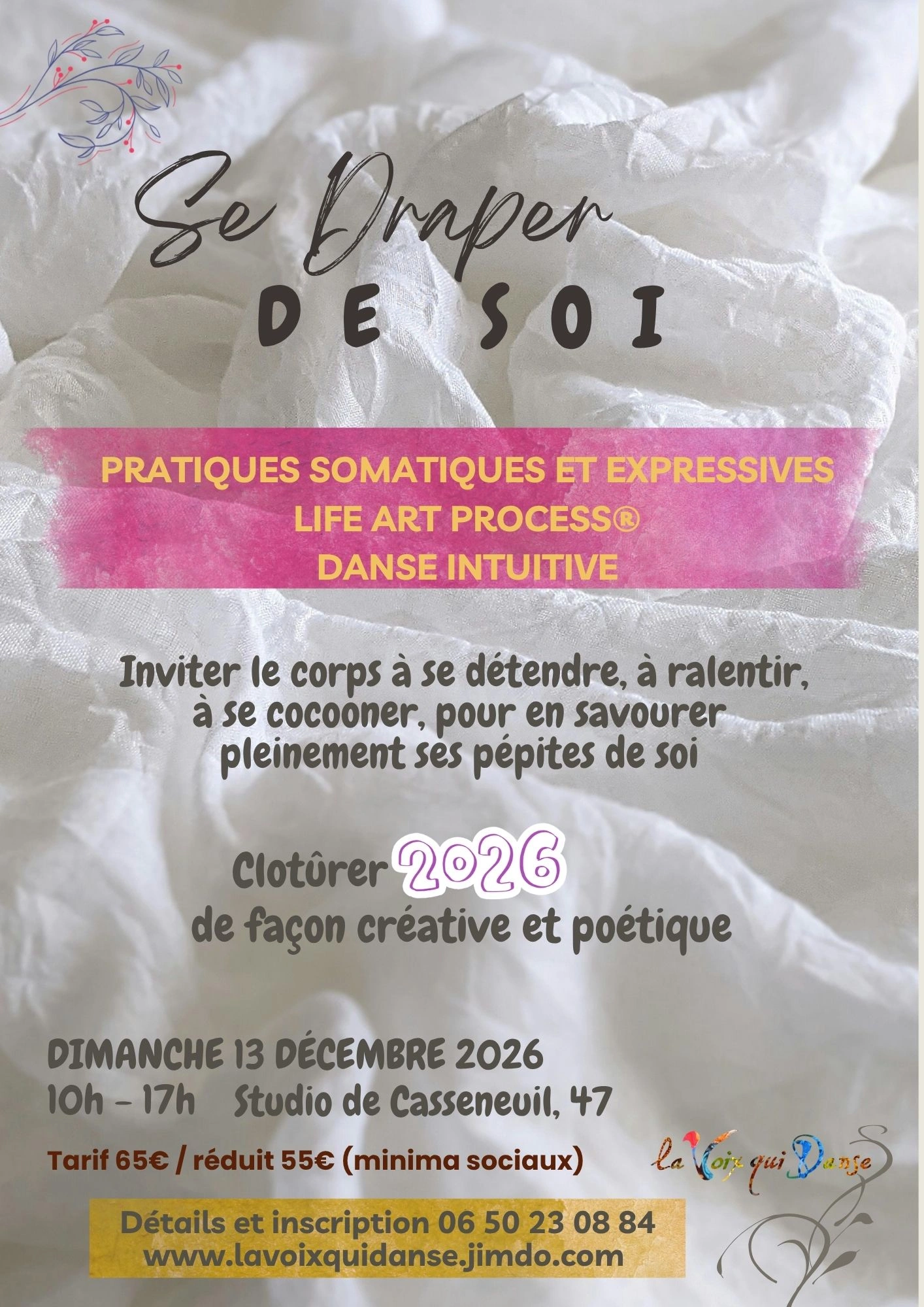 Stage de danse : Se draper de soi