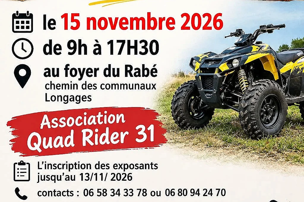 VIDE GRENIER ET BAPTÊME DE QUAD