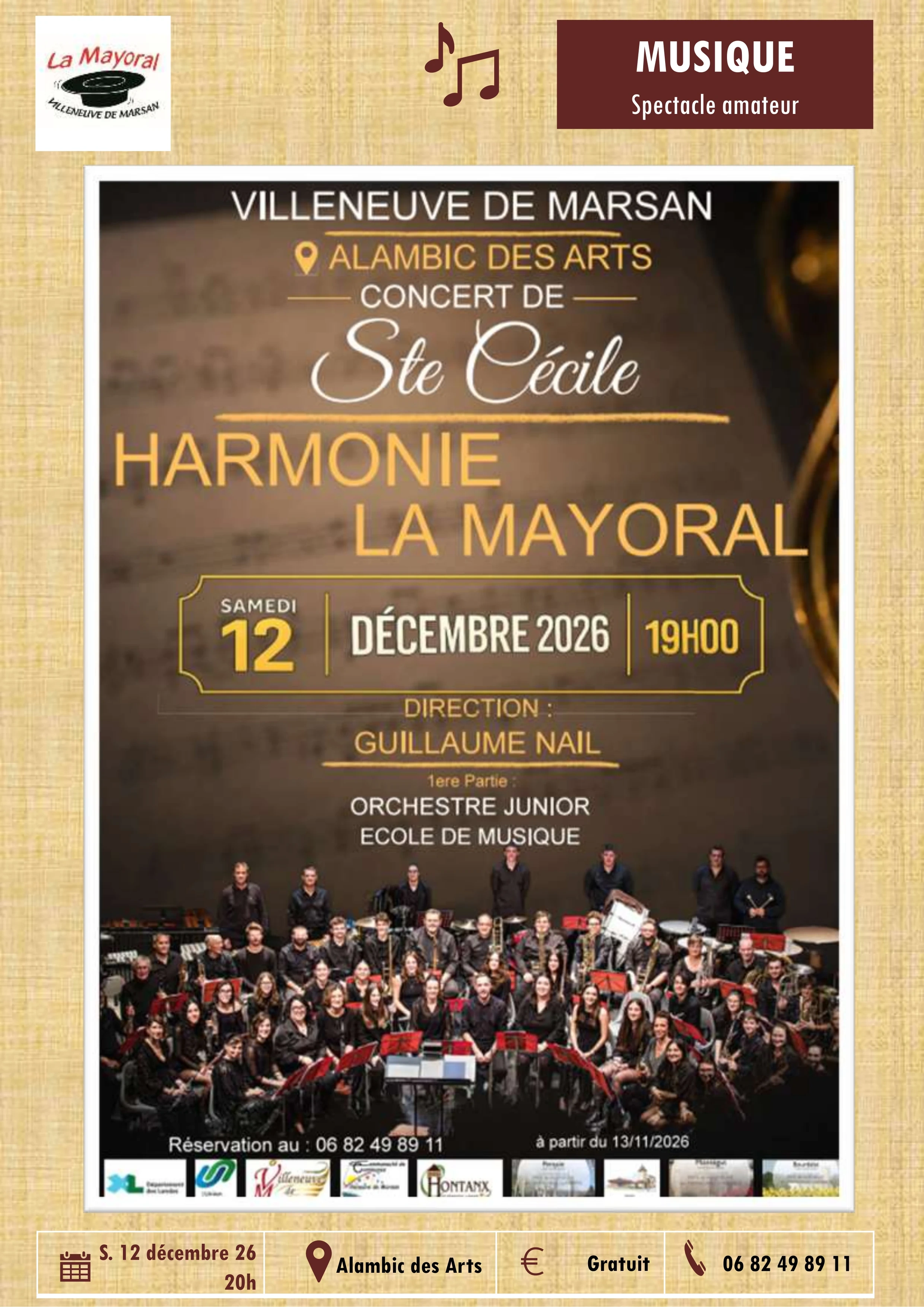 Concert de la Sainte Cécile