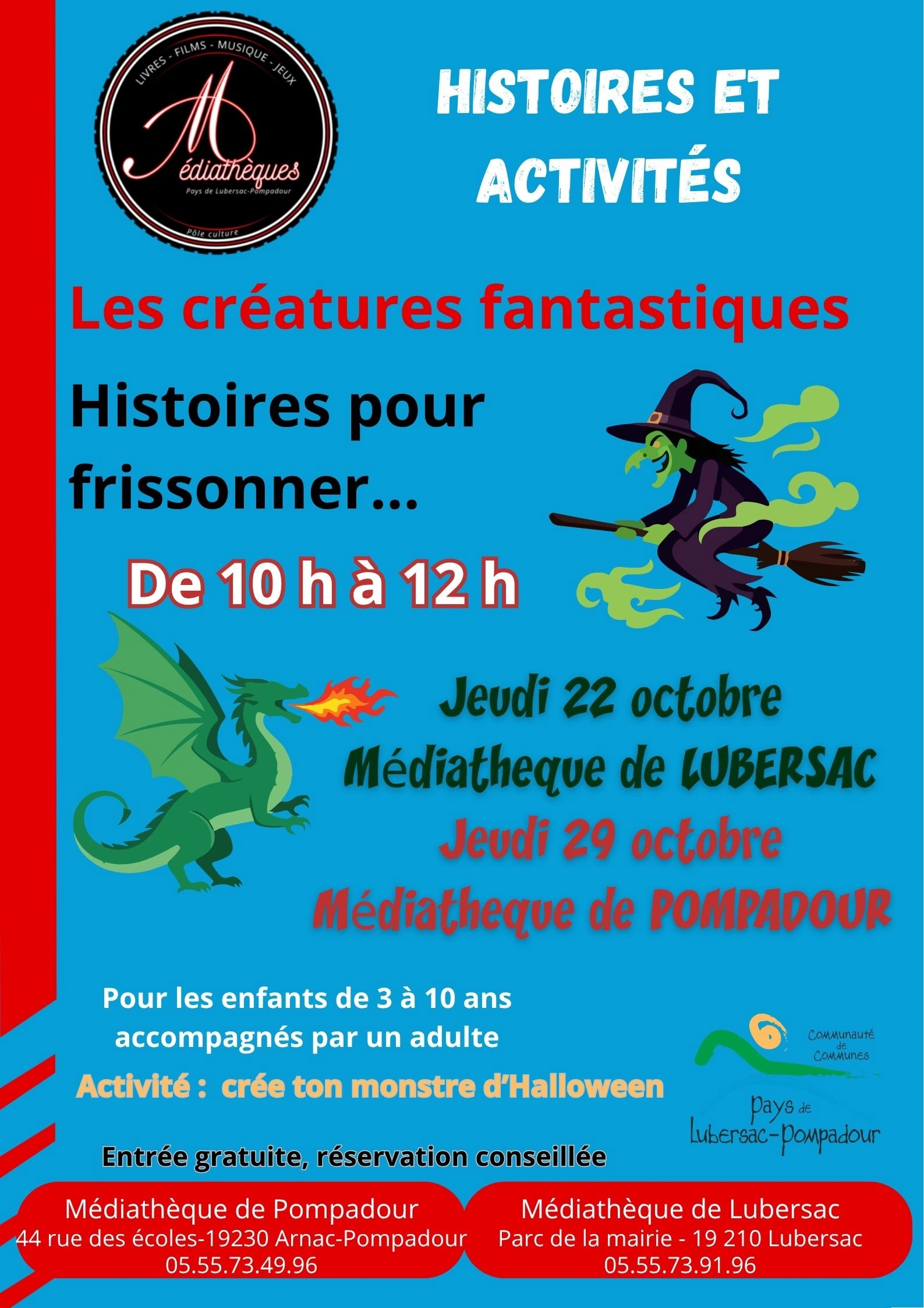 Histoires et activité : Les créatures fantastiques