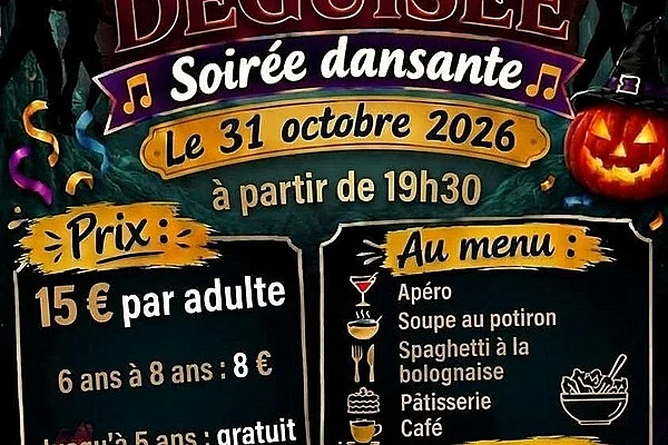 Soirée dansante Halloween