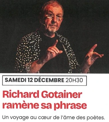 Richard Gotainer ramène sa phrase