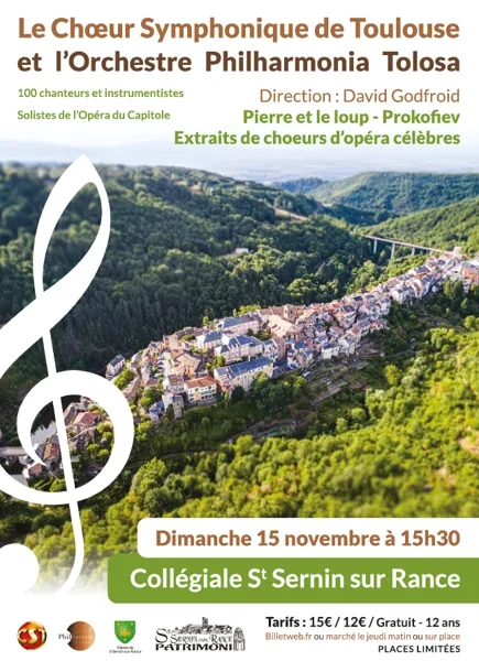 Concert exceptionnel avec le chœur symphonique de Toulouse
