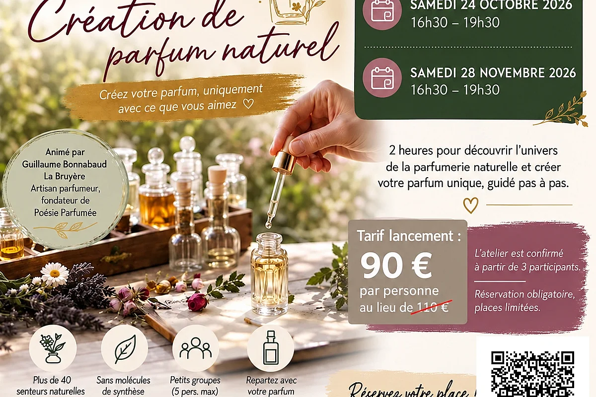 ATELIER CRÉATION DE PARFUM NATUREL