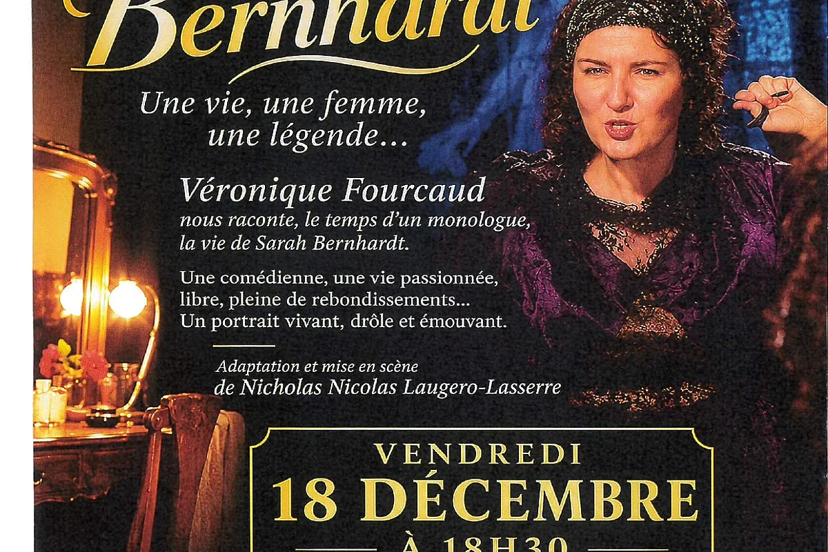 Théâtre à Montcuq: "Le monologue de Sarah Bernhardt"