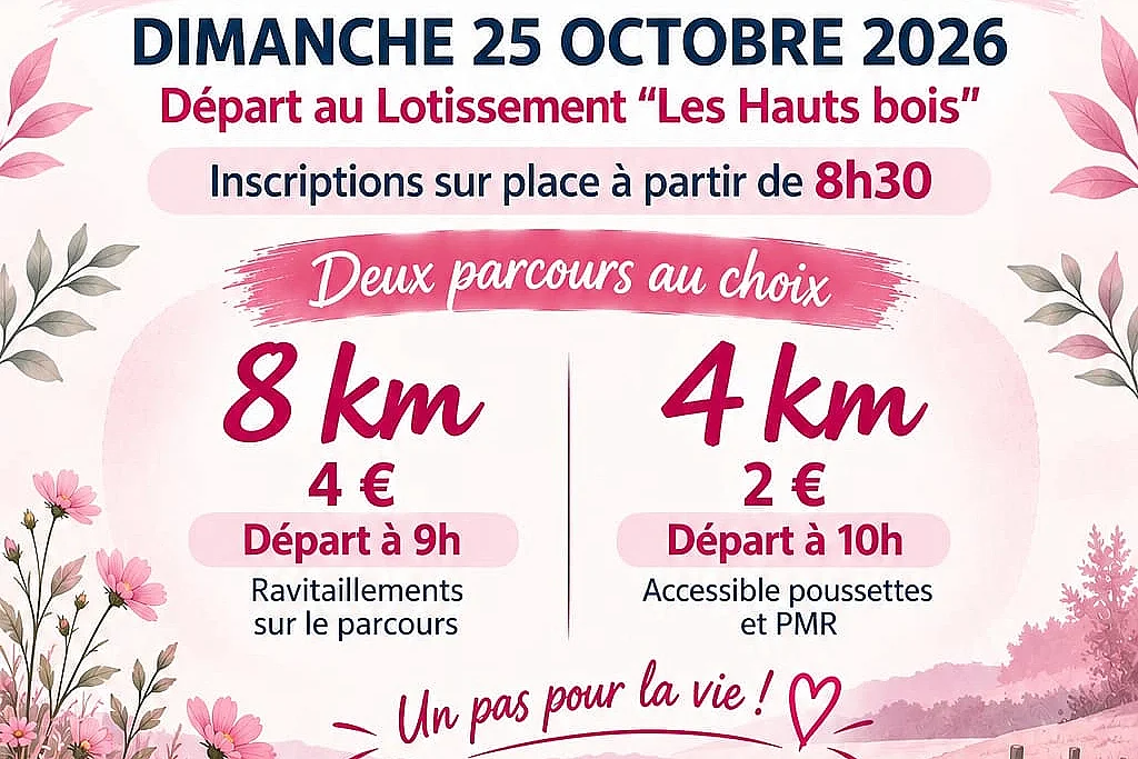 Marche solidaire Octobre rose