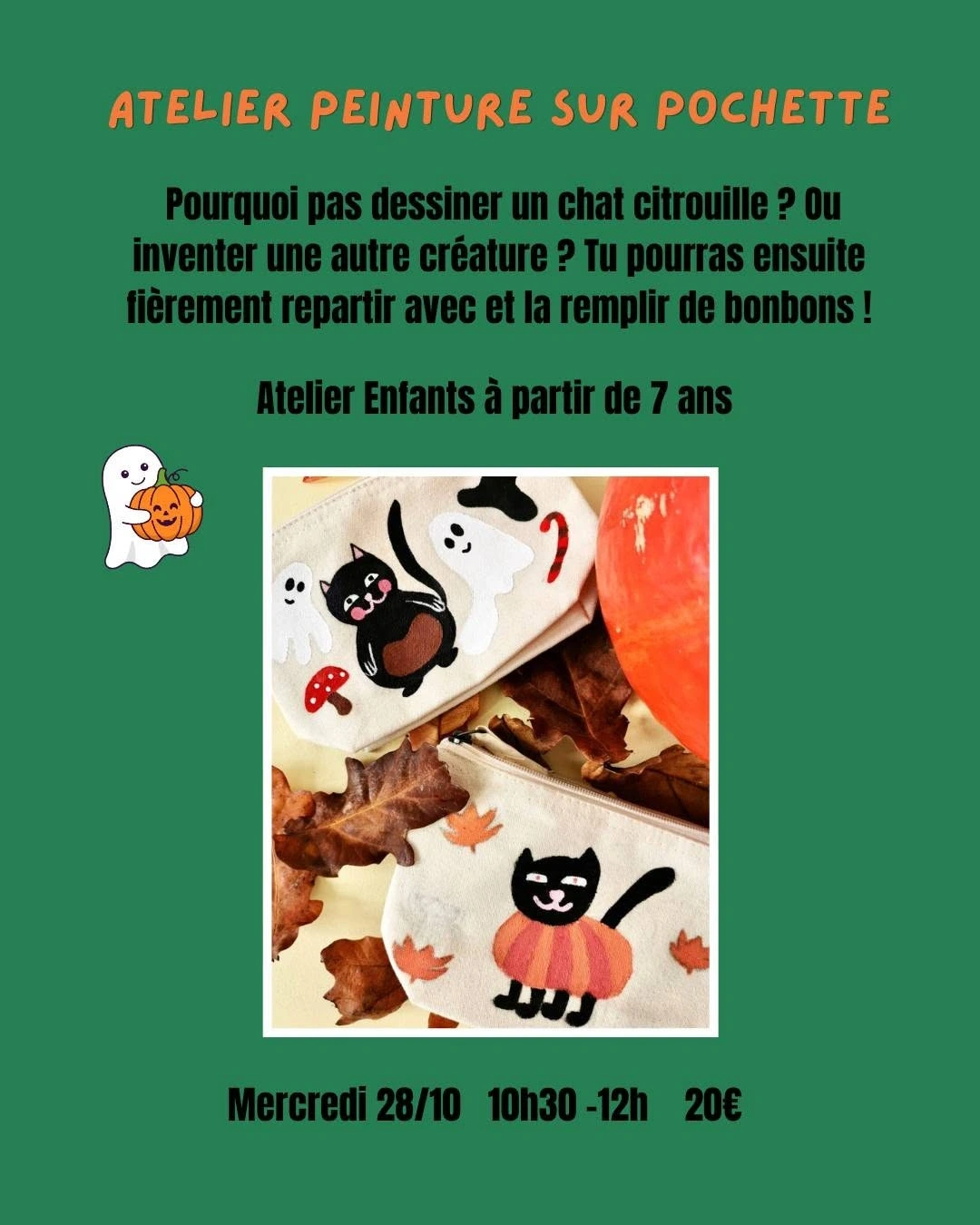 Atelier enfant peinture sur pochette - Kompo Concept