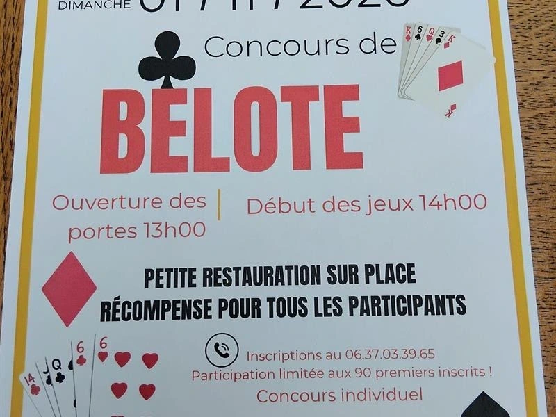 Concours de belote