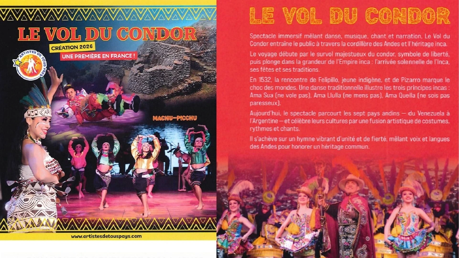 Spectacle : Le vol du Condor