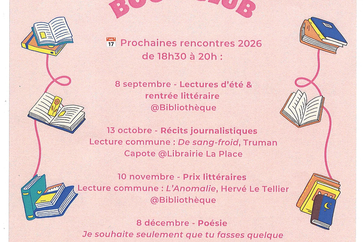 Nogent's Book Club de novembre