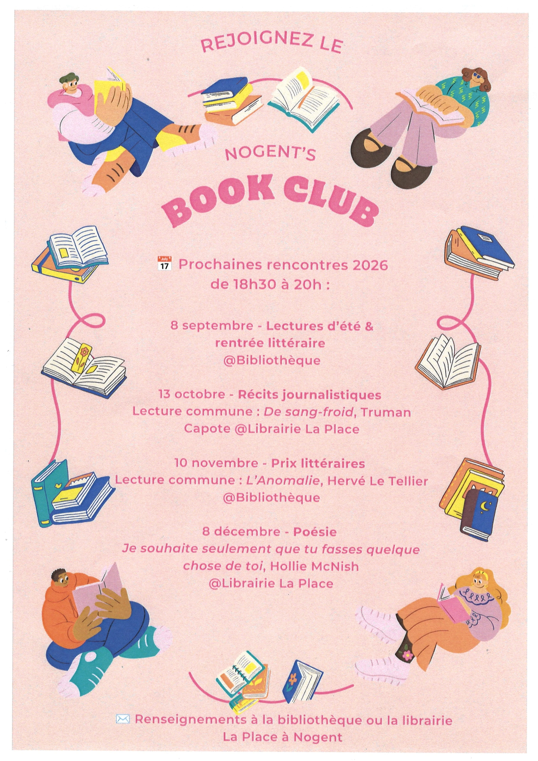 Nogent's Book Club de novembre