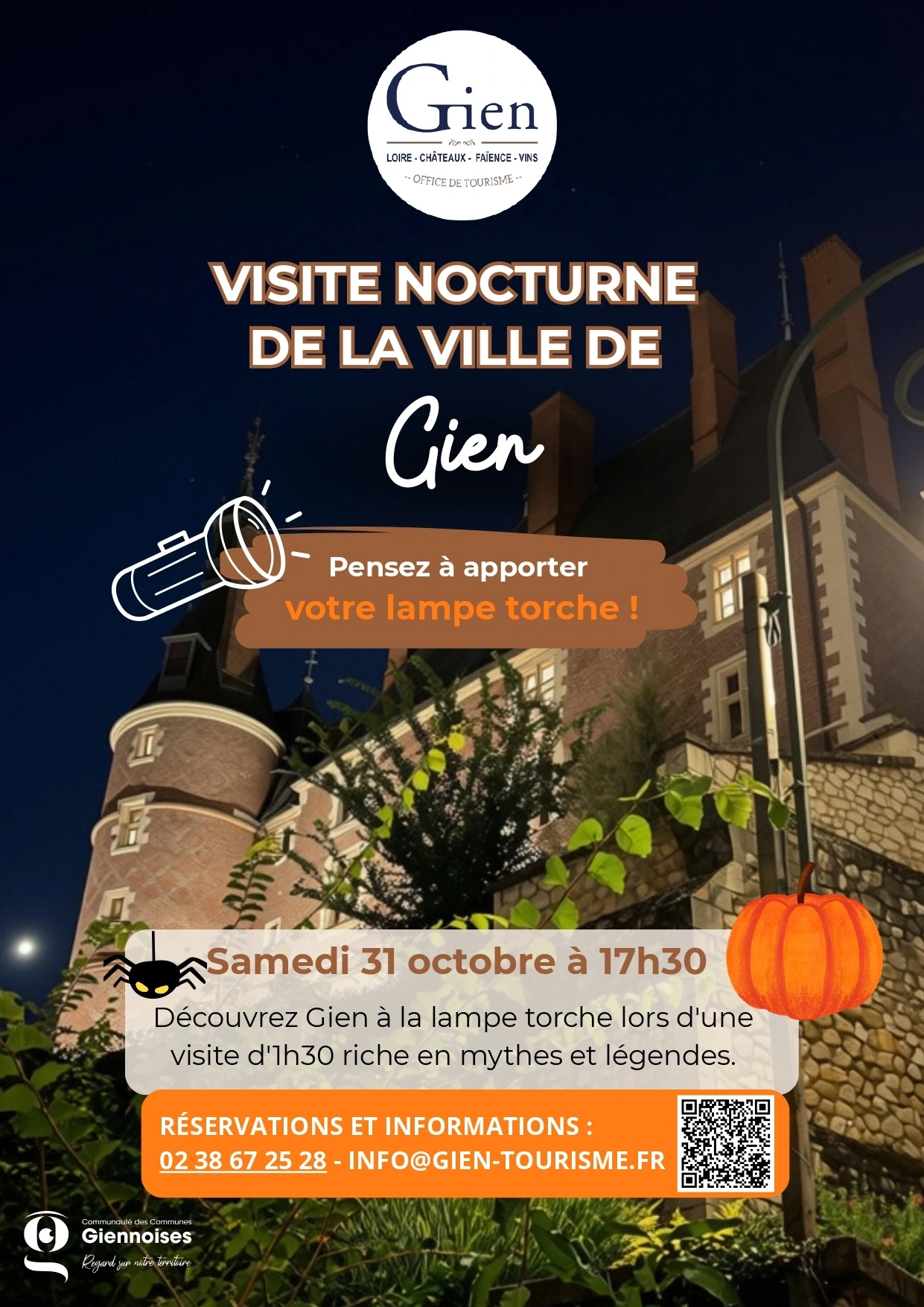 Visite nocturne de la ville